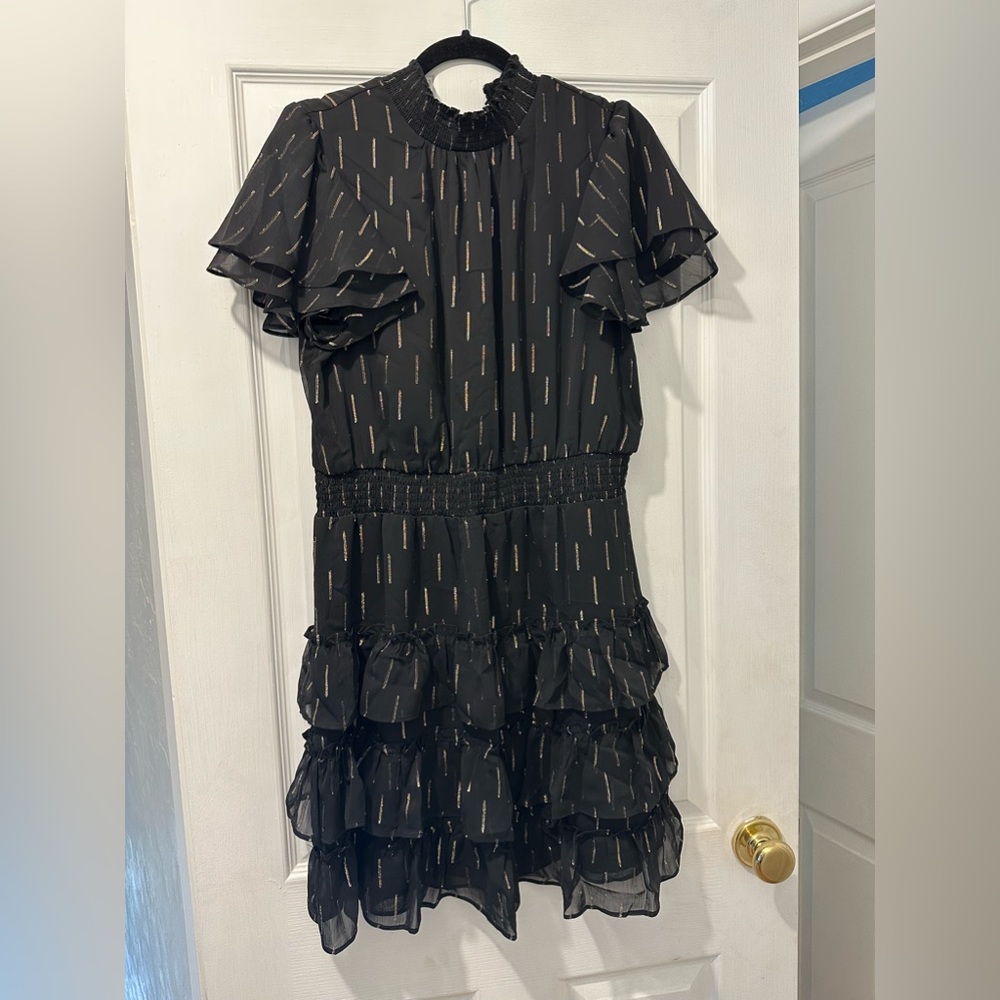 MSK Triple Tiered Smocked Dress